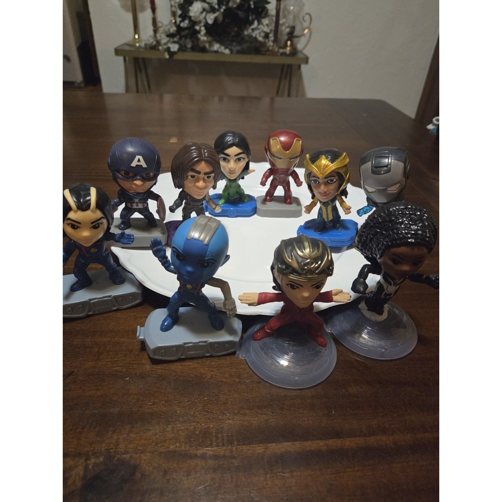 Mcdonalds Happy Meal Marvel Toys, Lot Of 10